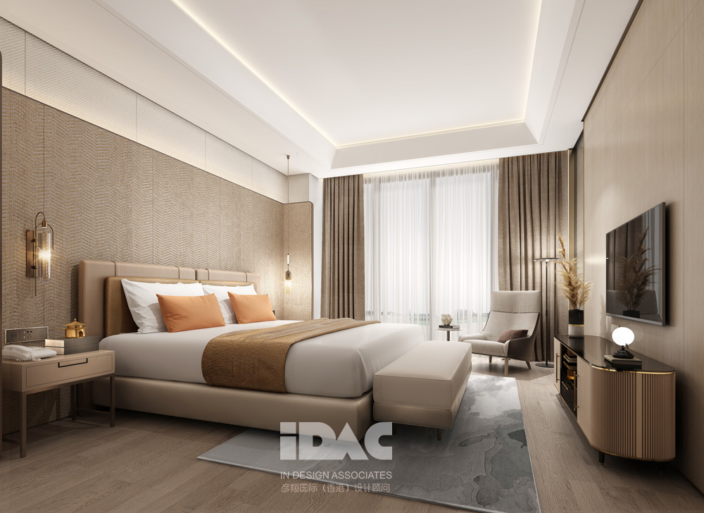 酒店行政套房臥室設(shè)計效果圖